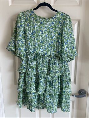 Code X Mode Green Mini Dress Large